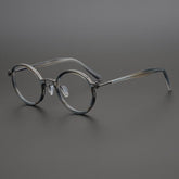 Tate Vintage Round Acetate Glasses Frame Round Frames Southood Gray Tortoiseshell